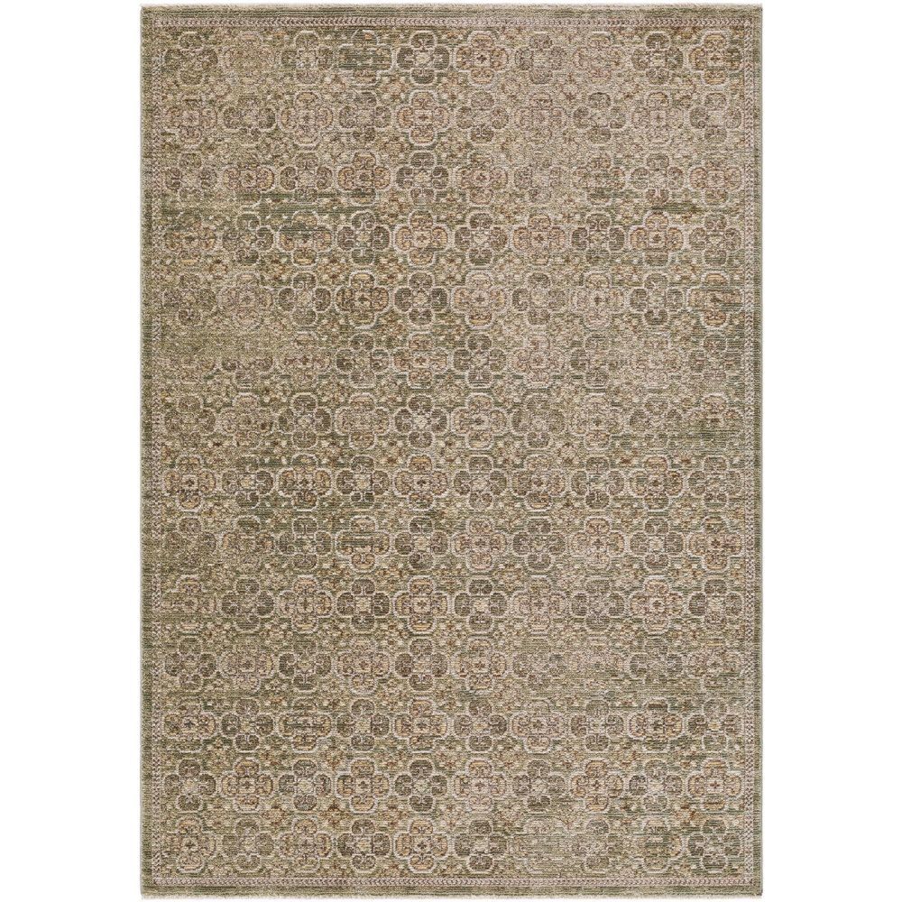 Myrtle Avenue Vintage Traditional Oriental Boho Green Rug - Sizes Available