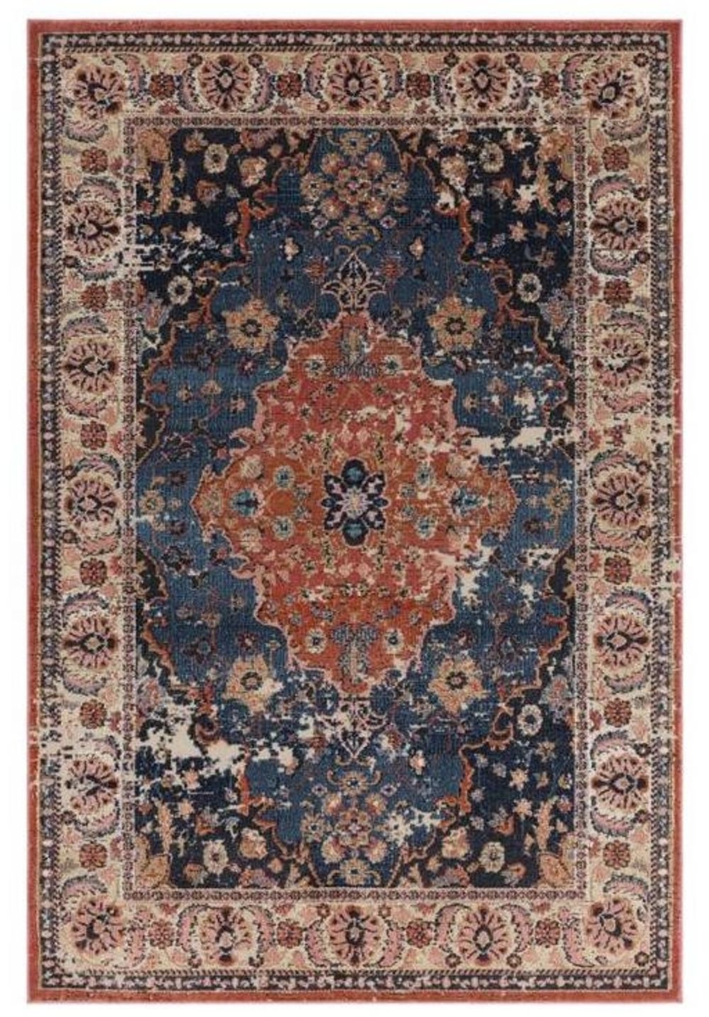 Classic Heritage Zola Heris Blue Rug - 120cm x 170cm