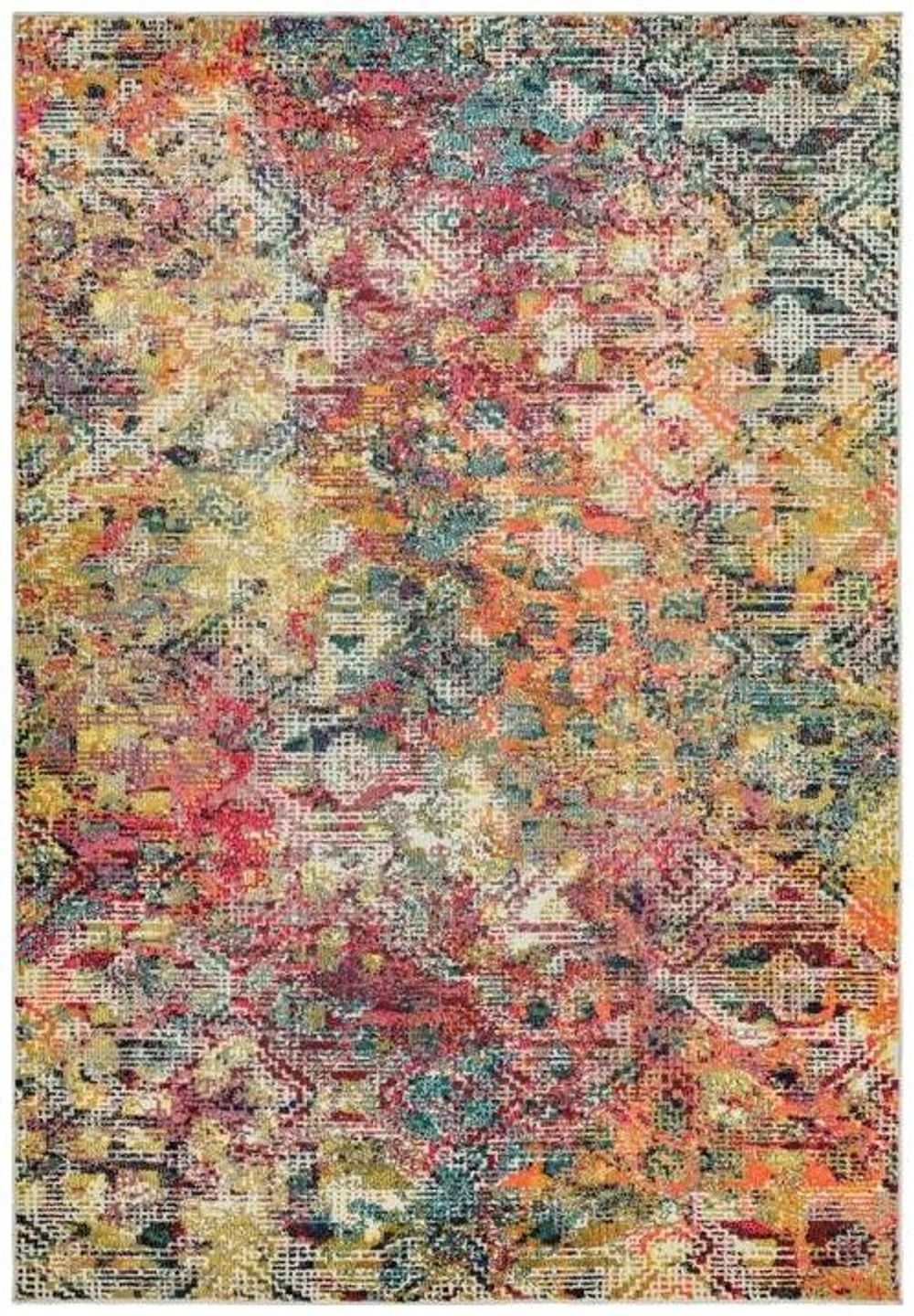 Easy Colores Cloud Digital Multi Colour Rug - Sizes Available