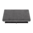 Hartford Ottoman Bench - Storage - Grey Chenille Fabric - 2196459UK