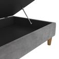 Hartford Ottoman Bench - Storage - Grey Chenille Fabric - 2196459UK