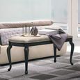 Verdi Italian Grey Copper Smoke Padded French Style Bench thumbnail