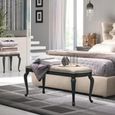 Verdi Italian Grey Copper Smoke Padded French Style Bench thumbnail 2