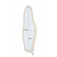 Brix Olivia Leaner Mirror - Abstract - Off White - Glass - 85cm x 200cm