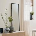 Downtown Standing Mirror - Black - Metal - 51cm x 150cm