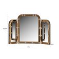 Jaira Vanity Mirror - Arch - Brown - Aluminium - 91cm x 60.5cm