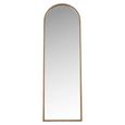 Laurine Cheval Mirror - Arch - Gold - Metal - 56cm x 175cm