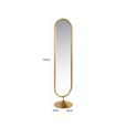 Moya Floor Mirror - Oval - Gold - Metal - 40cm x 170cm