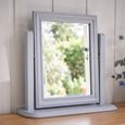 Chantilly Vanity Mirror - Grey Painted - Wood