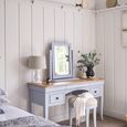 Chantilly Vanity Mirror - Grey Painted - Wood