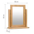 Bordeaux Vanity Mirror - Natural - Oak