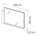 Kroma Italian Wall Mirror - Silver Birch