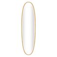 Blair Champagne Oval Wall Mirror - 36cm x 137.5cm thumbnail 3