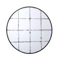 Set of 2 Williamson Black Round Wall Mirror thumbnail 2