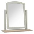 Whitby Scandi Oak & Soft Grey Vanity Mirror