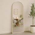 Brix Lauren Leaner Mirror - Arch - Off White - Glass - 80cm x 200cm