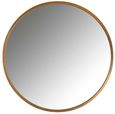 Maeron Gold Round Wall Mirror - 70cm x 70cm