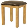 Churchill Dressing Stool - Waxed Pine