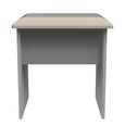 Milan Dressing Stool - Padded - Grey
