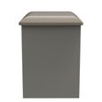 Milan Dressing Stool - Padded - Grey