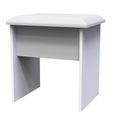 Norfolk Dressing Stool - Padded - White