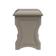 Balmoral Dressing Stool - Padded - Cashmere