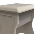 Balmoral Dressing Stool - Padded - Cashmere