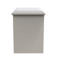 Milan Dressing Stool - Padded - White Gloss