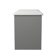 Yarmouth Dressing Stool - Padded - Dusk Grey