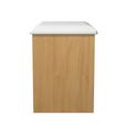 Monaco Dressing Stool - Padded - Modern Oak