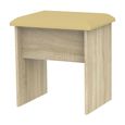 Monaco Dressing Stool - Padded - Oak
