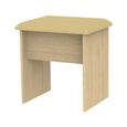 Monaco Dressing Stool - Padded - Light Oak