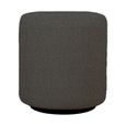 Ben Stool - Round - Cologne Granite - Boucle Fabric