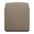 Ben Stool - Square - Biscuit - Boucle Fabric