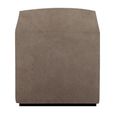 Ben Stool - Square - Cedar Brown - Boucle Fabric