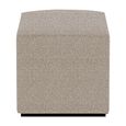 Ben Stool - Square - Cologne Dove - Boucle Fabric