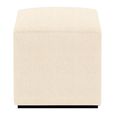 Ben Stool - Square - Cologne Ivory - Boucle Fabric