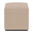Ben Stool - Square - Cologne Mink - Boucle Fabric