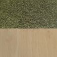 Whisper Stool - Round - Olive Green and White Washed Oak - Fabric and Wood