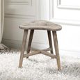 Milking Stool - Rustic Natural - Solid Wood