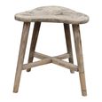 Milking Stool - Rustic Natural - Solid Wood