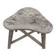 Milking Stool - Rustic Natural - Solid Wood