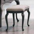 Verdi Italian Grey Padded French Style Dressing Stool thumbnail