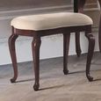 Verdi Italian Walnut Padded French Style Dressing Stool thumbnail