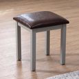 Melbourne French Grey Painted Square Dressing Stool thumbnail
