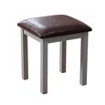 Melbourne French Grey Painted Square Dressing Stool thumbnail 2