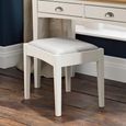 Hampstead Soft Grey Stool Pebble Grey Fabric thumbnail