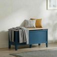 Marlow Blanket Box - Blue