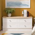 Sussex Bed Box - White and Oak