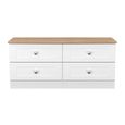 Sussex Bed Box - White and Oak